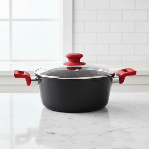 Caçarola Colorstone 24 Cm Titânio, 5 Camadas