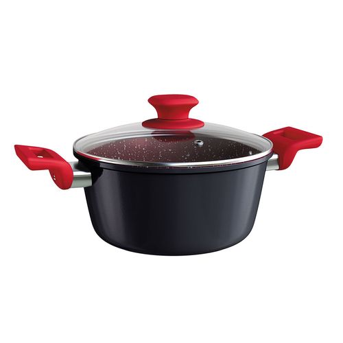 Caçarola Colorstone 22 Cm Titânio, 5 Camadas